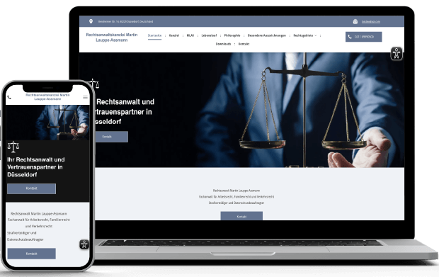 Webseiten Referenz Anwälte