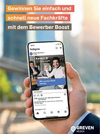 Flyer: Bewerber Boost - Einfach und schnell neue Fachkräfte gewinnen