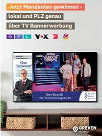 Flyer: TV Banner - lokal und PLZ-genau Mandanten gewinnen